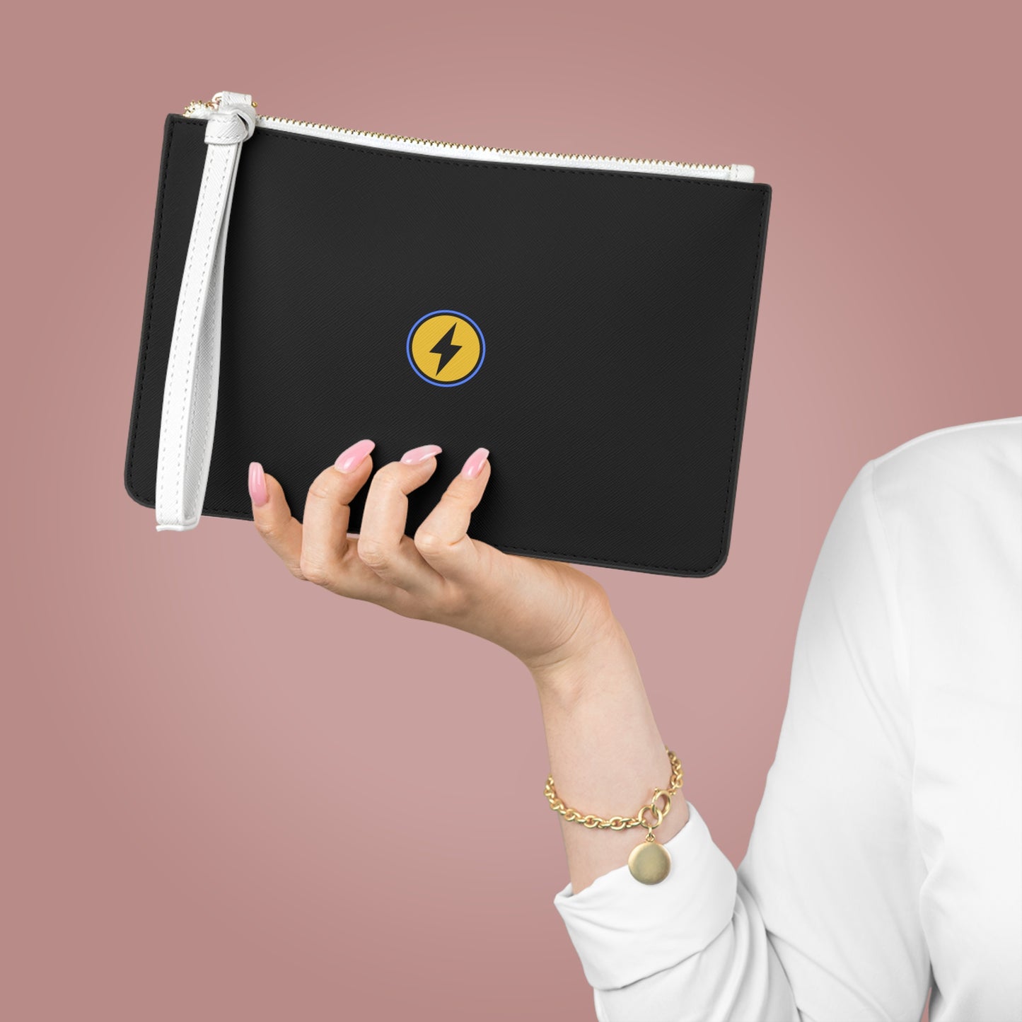 Lightning Bolt Clutch Bag