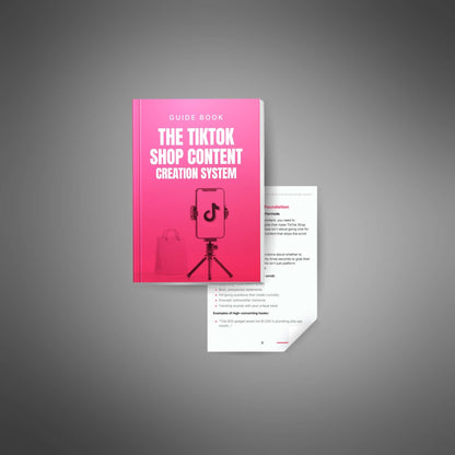 The TikTok Shop Content Creation System