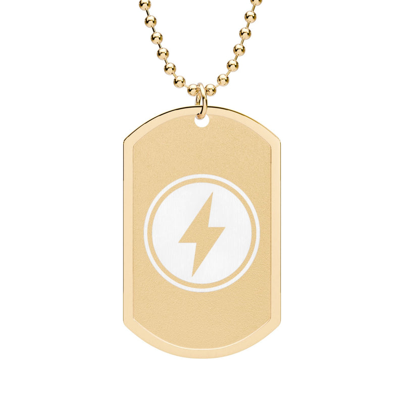 Protect My Energy Dog Tag - Charge Your Presence | Zane Voltage